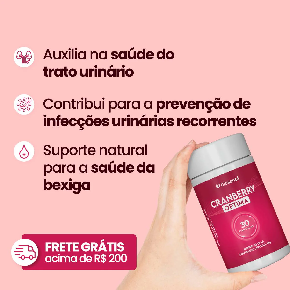 Cranberry Optima Biosanté - Image 2