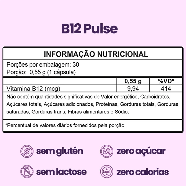 Vitamina B12 Pulse 1 Pote - Image 7