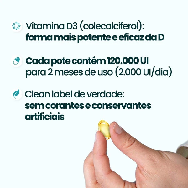 Vitamina D 2000UI Biosanté 60 Cápsulas - Image 4